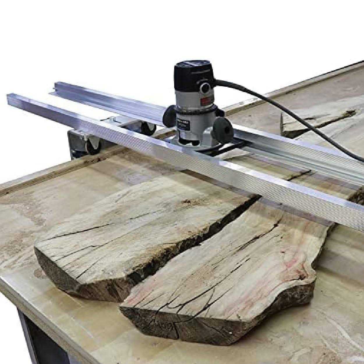 Stone Coat Countertops Slab Jig – Router Sled for Woodworking – Levels Wood Slabs Up to 64 Inches Wide! Portable Durable and Easy to Adjus - Shop Hardware Tools Online Store