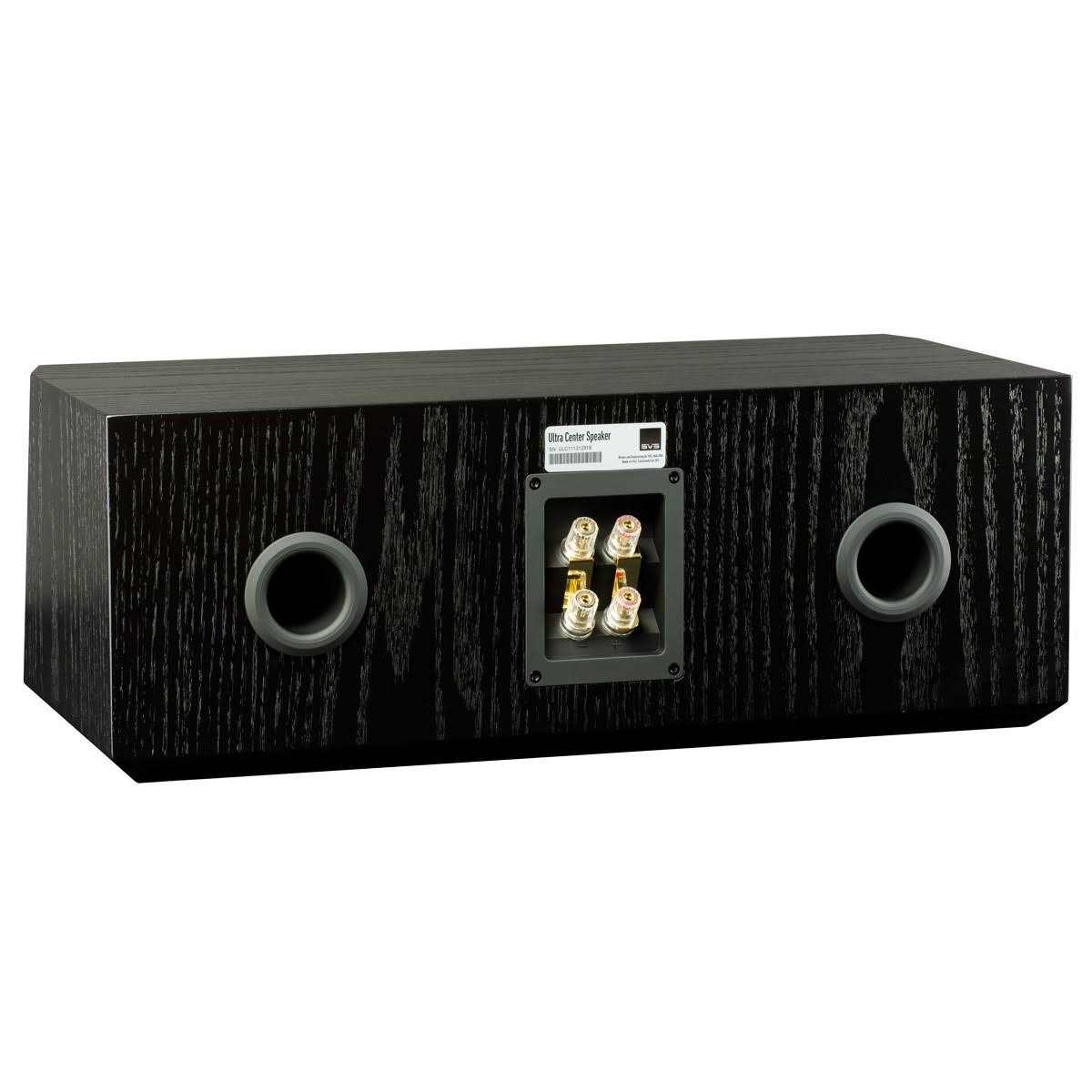 SVS Ultra Center 3-way Center Channel Speaker - Black oak