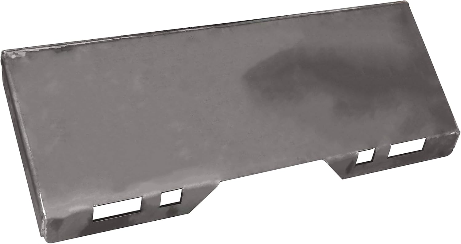 New 1/2 Steel Quick Tach Attachment Mount Plate Skid Steer Loader Bobcat Kubota.with One Year Warranty.