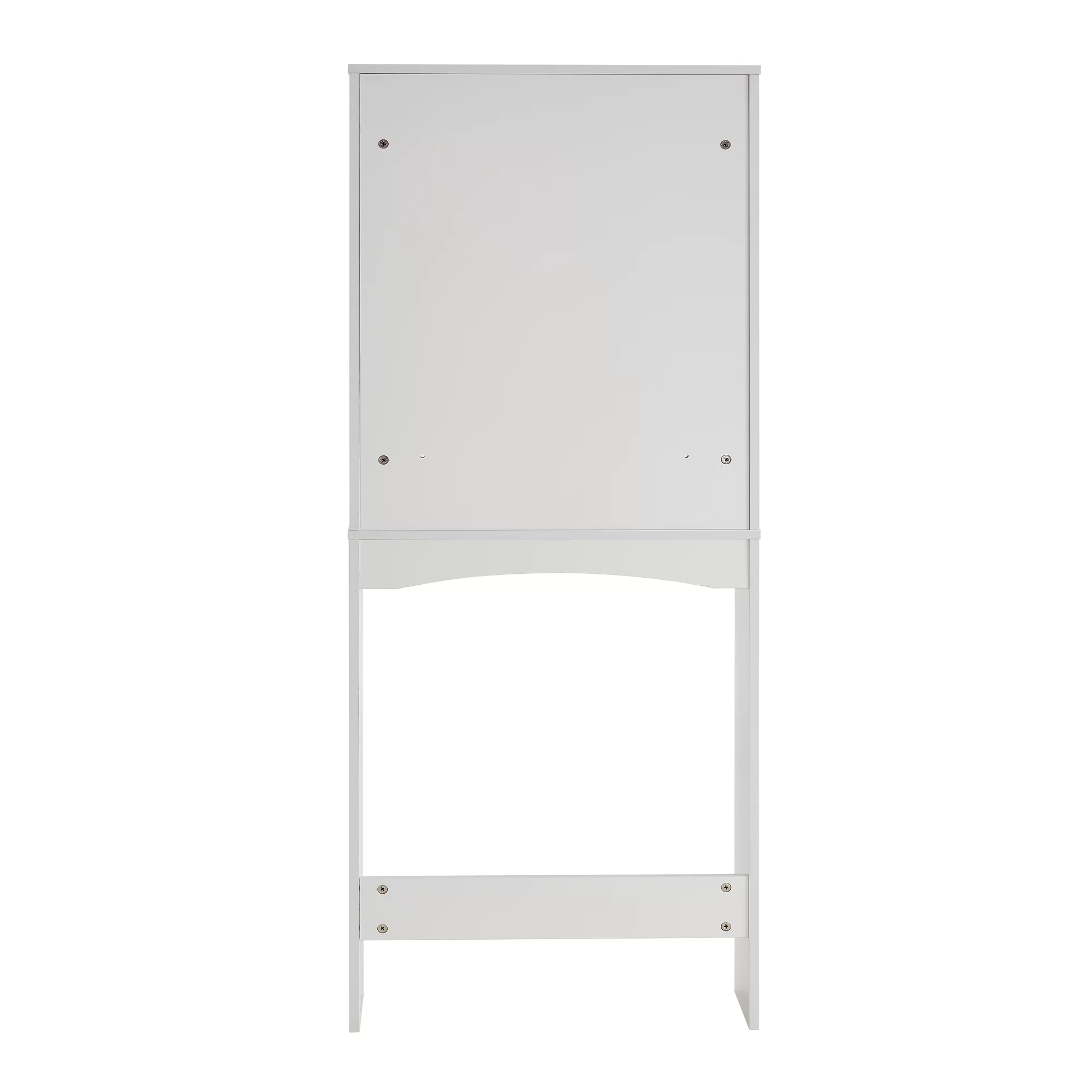 Home Bathroom Shelf Over The Toilet, Bathroom Cabinet Organizer Over Toilet, Space Saver Cabinet Storage,White