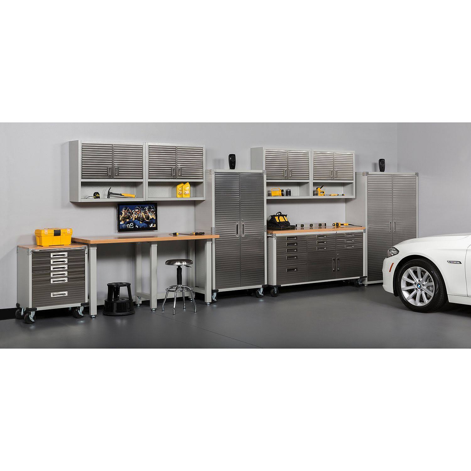 Seville Classics UltraHD Wall Cabinet with Open Shelf