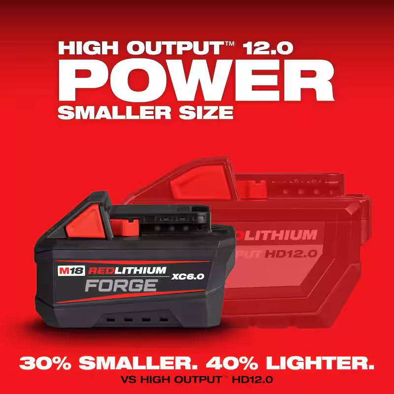 M18 18V Lithium-Ion REDLITHIUM FORGE 6.0 Ah Battery Pack (4-Pack)