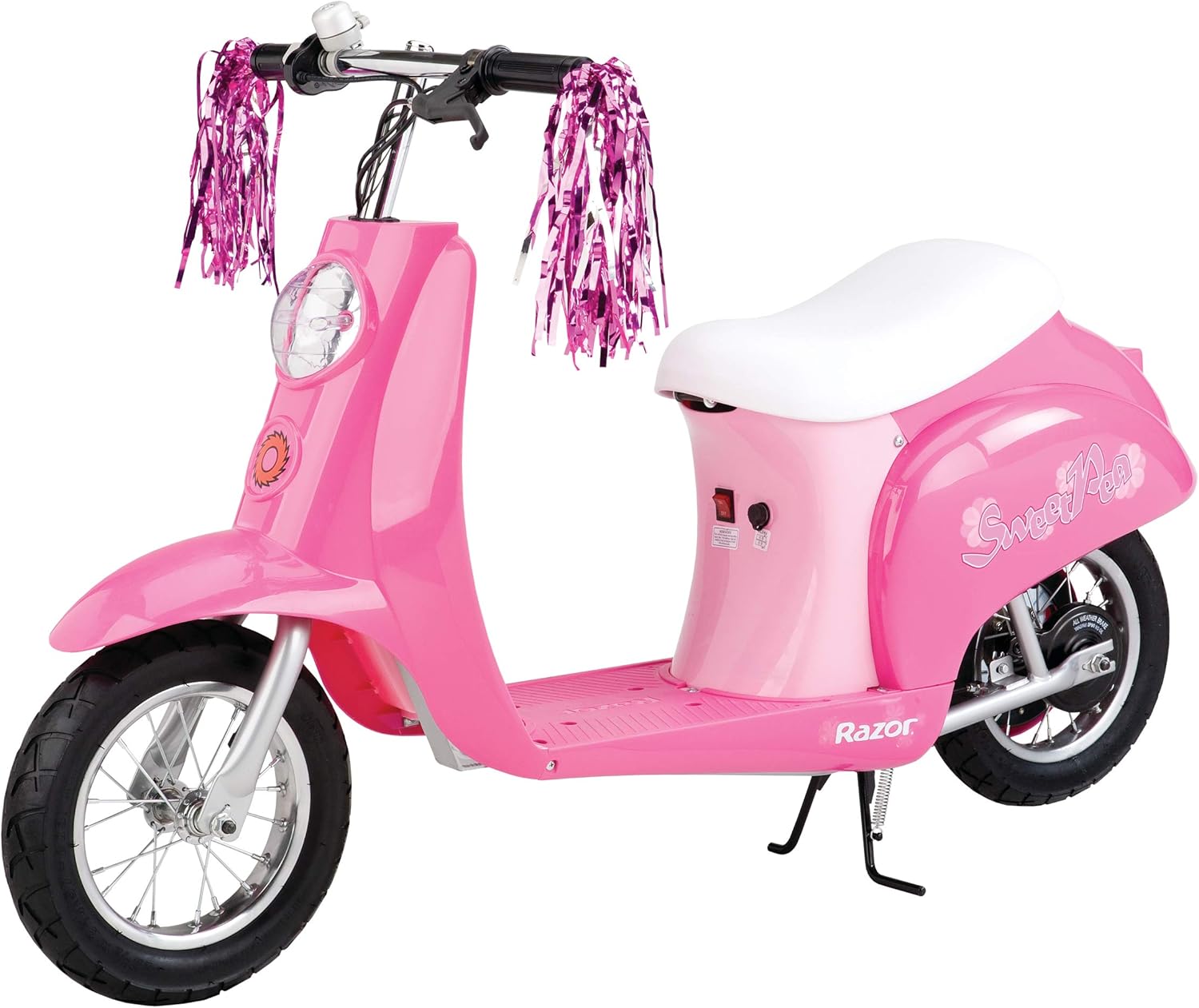 Razor Pocket Mod Miniature Euro 24V Electric Kids Ride On Retro Scooter, Speeds up to 15 MPH with 10 Mile Range