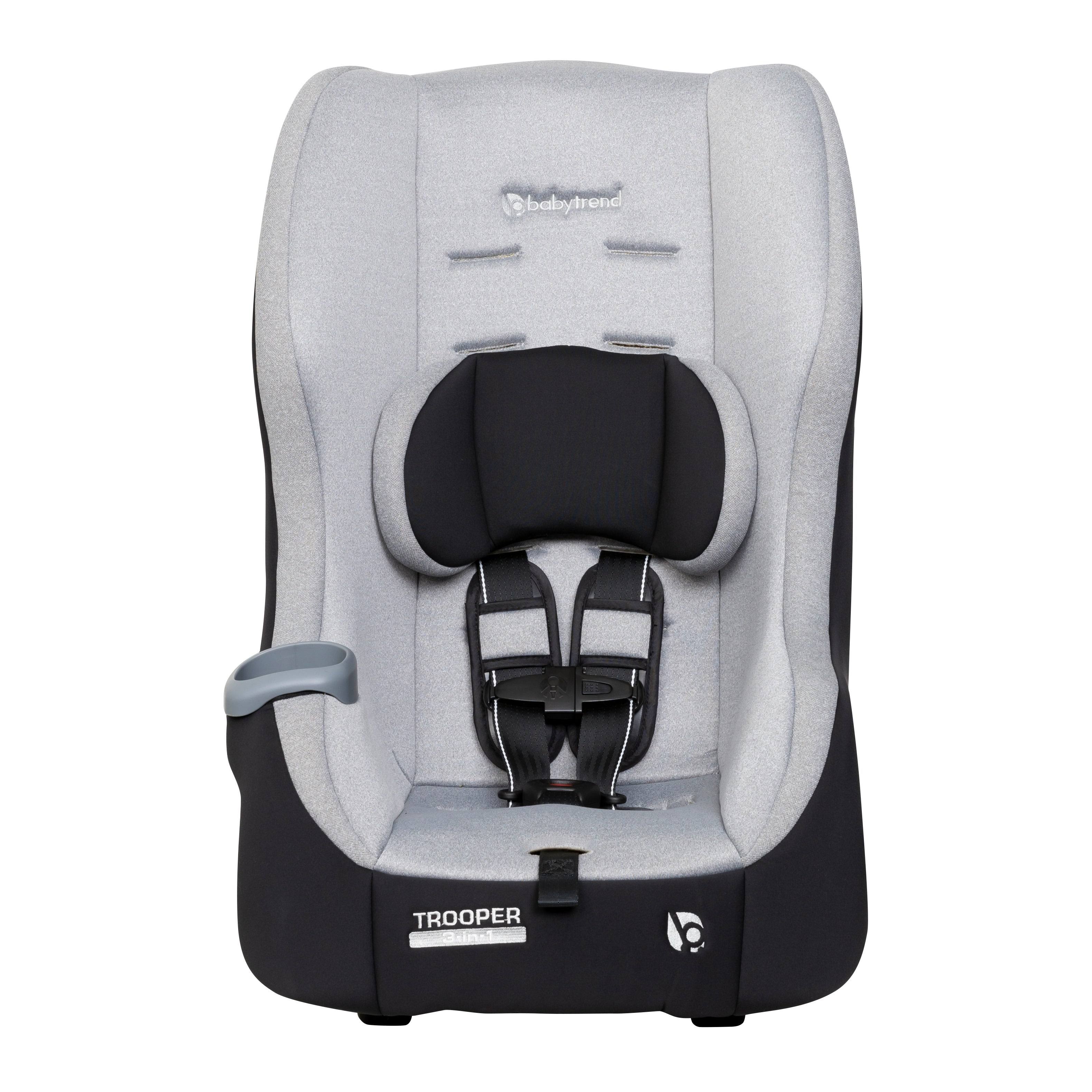 Baby Trend Trooper 3 in 1 Convertible Car Seat,Moondust - Full Size Car Seat - Grey
