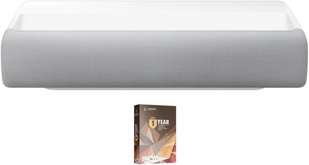Samsung SP-LSP7T 120 Inch The Premiere 4K Smart Laser Short-Throw Projector with an Additional 1 Year Coverage (2021)