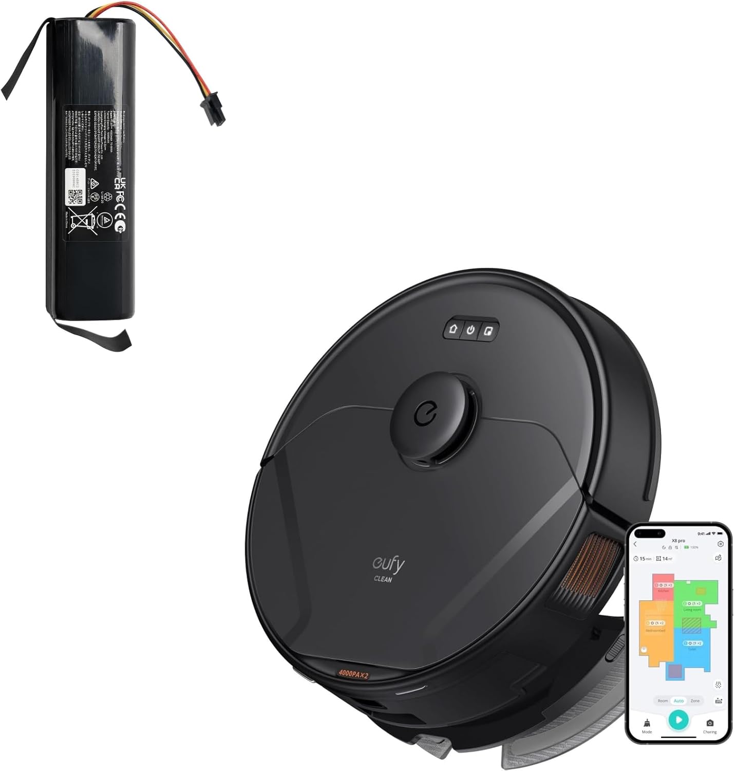 eufy X8 Pro Robot Vacuum RoboVac Battery