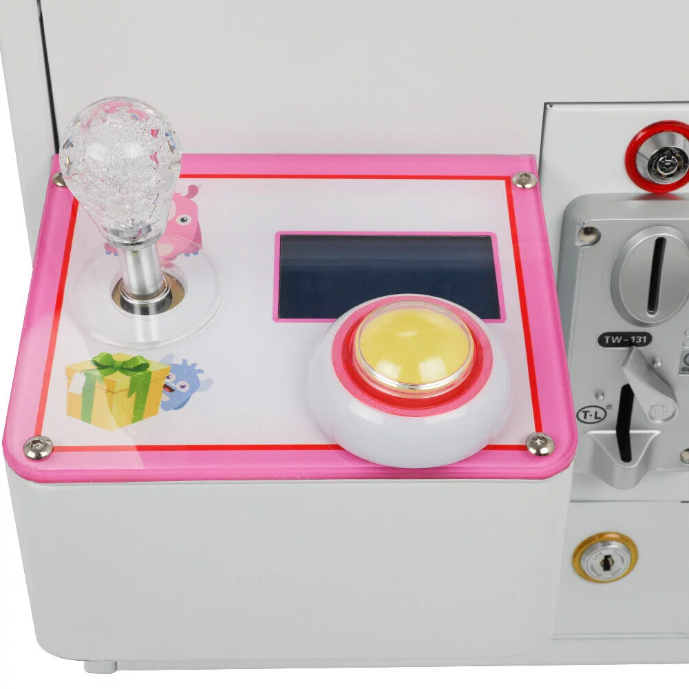 JORUGUNA Mini Claw Crane Machine 110V Metal Case Bar Candy Toy Catcher Shake-Proof