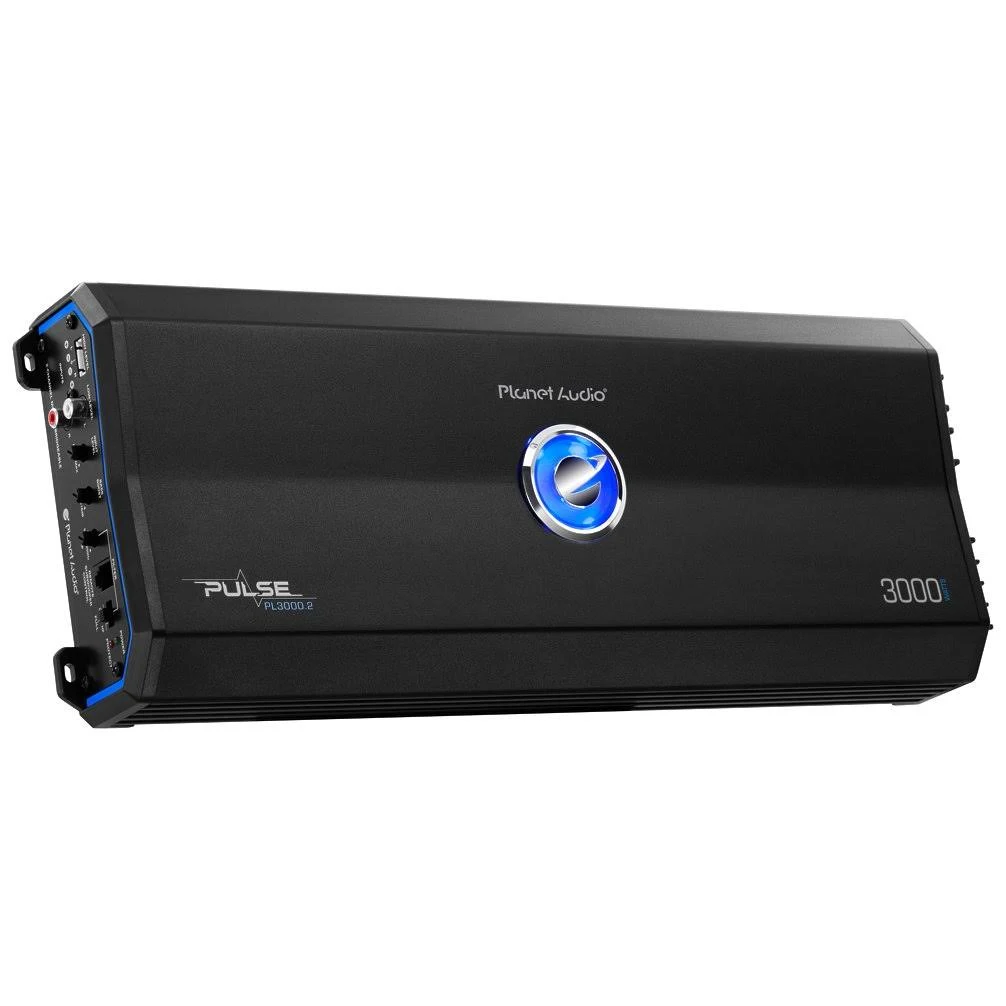 Planet Audio Pulse Series PL3000.2 Class AB 2-Channel Car Amplifier - 3000W