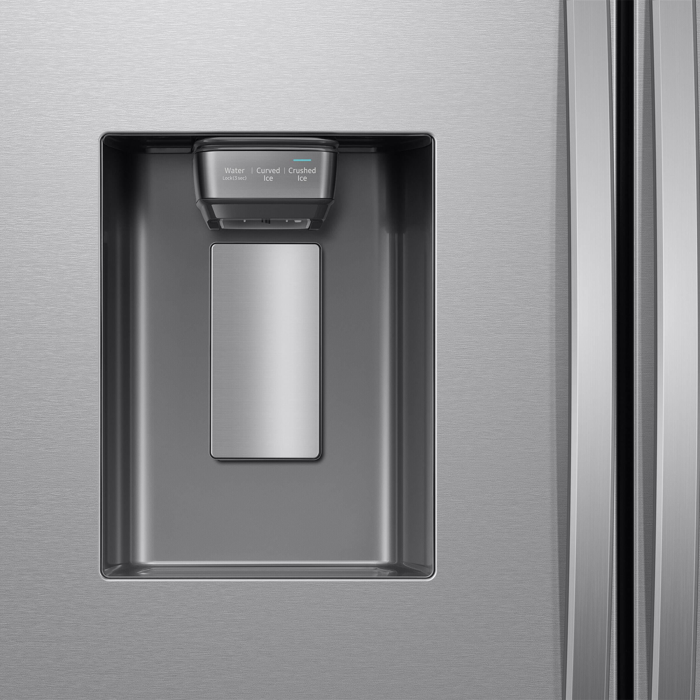 SAMSUNG 36 IN. 30.5 CU. FT. STAINLESS STEEL 3 DOOR FRENCH DOOR REFRIGERATOR WITH EXTERIOR WATER DISP