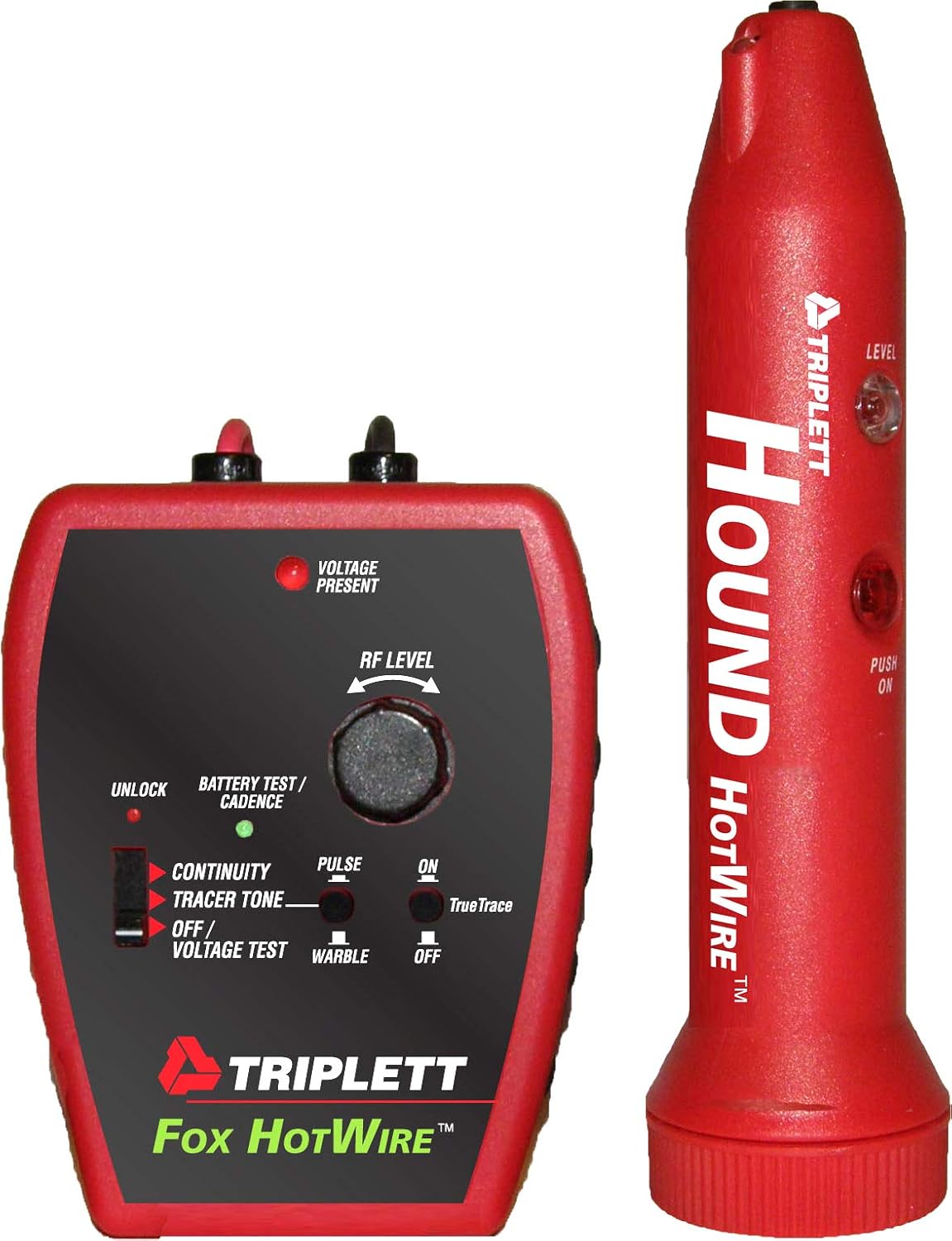 Triplett Fox & Hound Premium Tone and Probe Wire Tracing Kit Generates Multiple Tones with Adjustable Sensitivity for Electrical Wire, LAN Cable, Telephone, and More (3399)