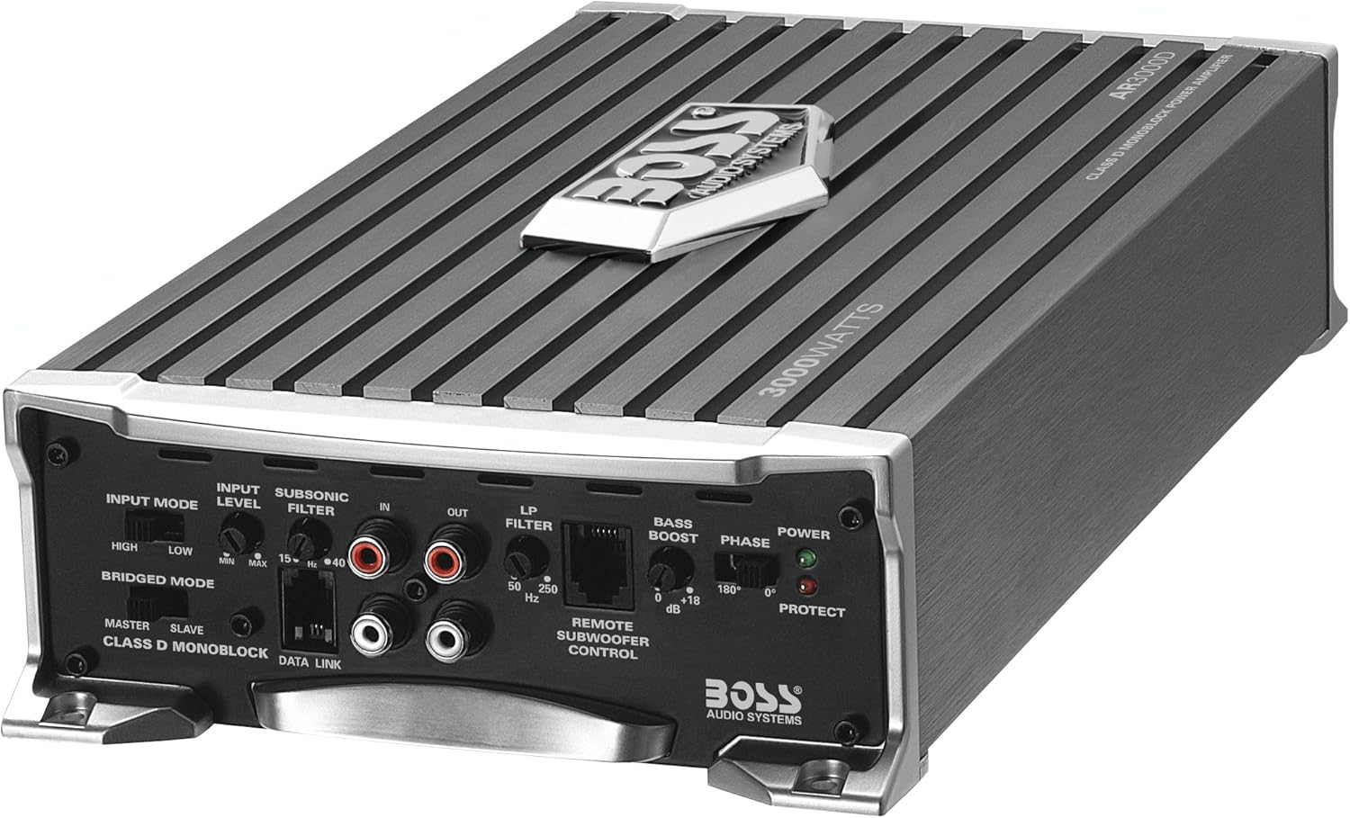 BOSS Audio Systems AR3000D Class D Car Amplifier - 3000 Watts, 1 Ohm Stable, Digital, Monoblock, Mosfet Power Supply