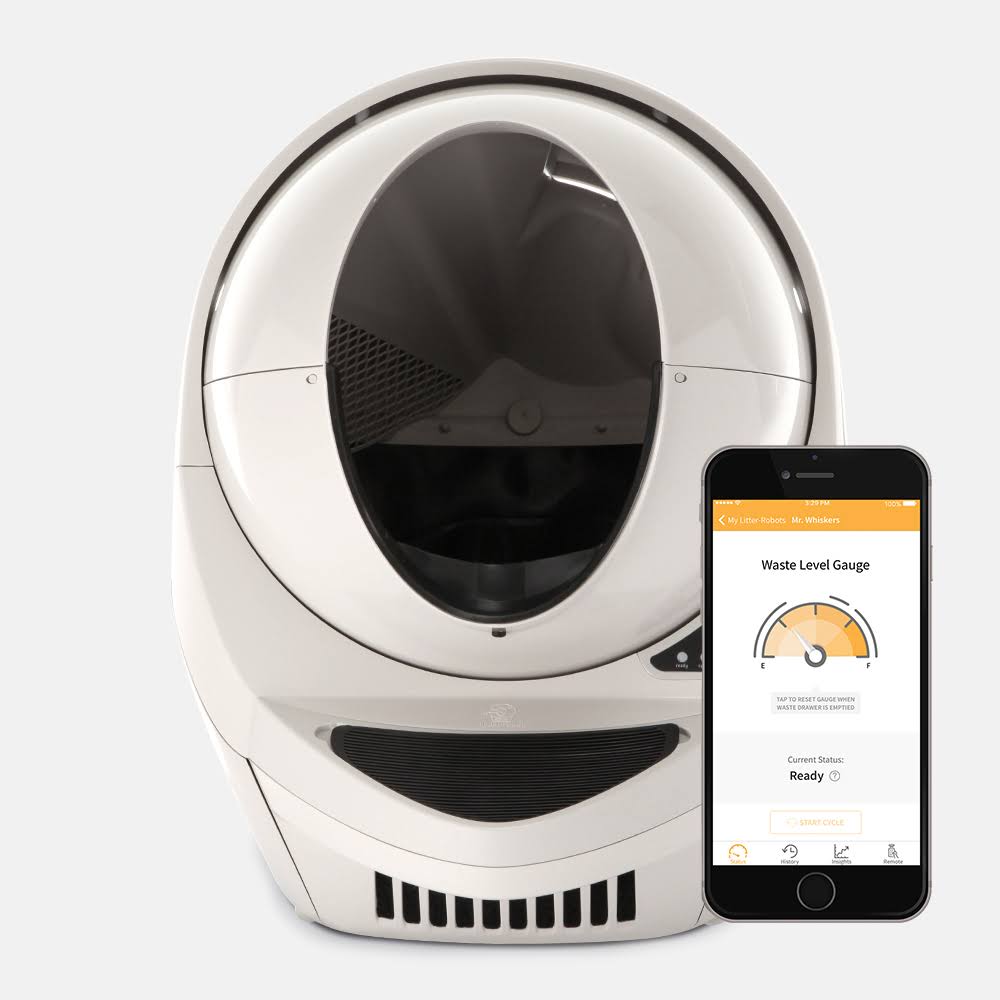 Litter-Robot 3 Connect, Beige | WiFi-Enabled, Self-Cleaning, Automatic Litter Box