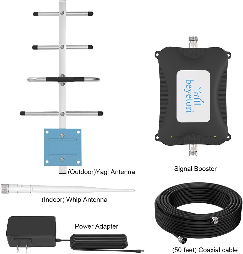 AT&T Cell Phone Signal Booster AT&T Signal Booster 4G LTE 5G ATT Cell Phone Booster Band 12/17 ATT Cellular Booster Cell Signal Booster for Home Cell Phone Signal Amplifier Repeater
