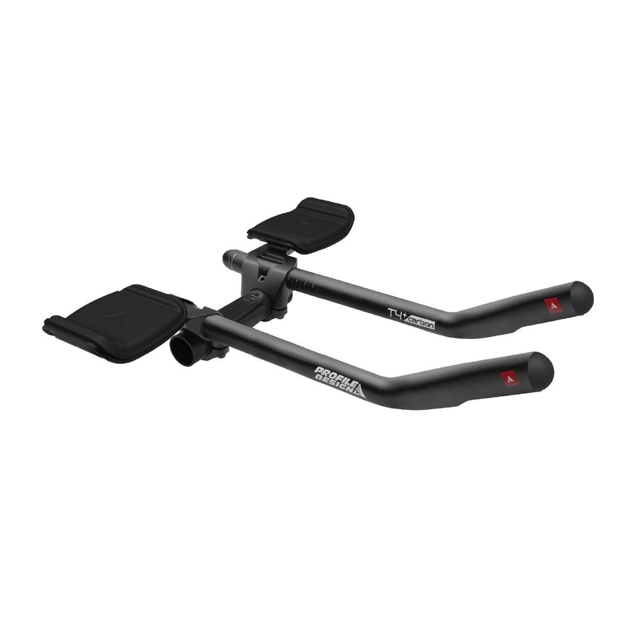 Profile Design T4+ Carbon Clip-On Bicycle Aerobar - RHCBT, Black