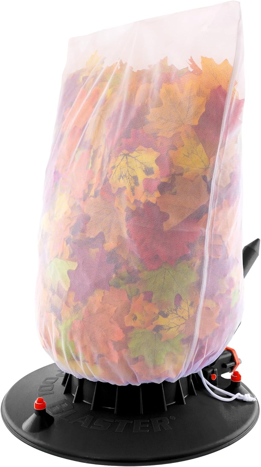 POOL BLASTER Leaf Vac Recharge Cordless Rechargeable Pool Leaf Vacuum & Skimmer, Swimming Pool Leaf Catcher with Heavy Duty Mesh Bag, for Inground and Above Ground Pools, by Water Tech