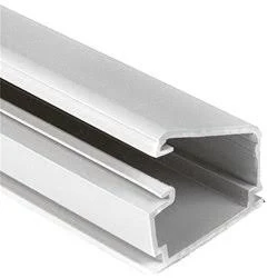 HellermannTyton 6 ft Cable raceway - Office white PVC
