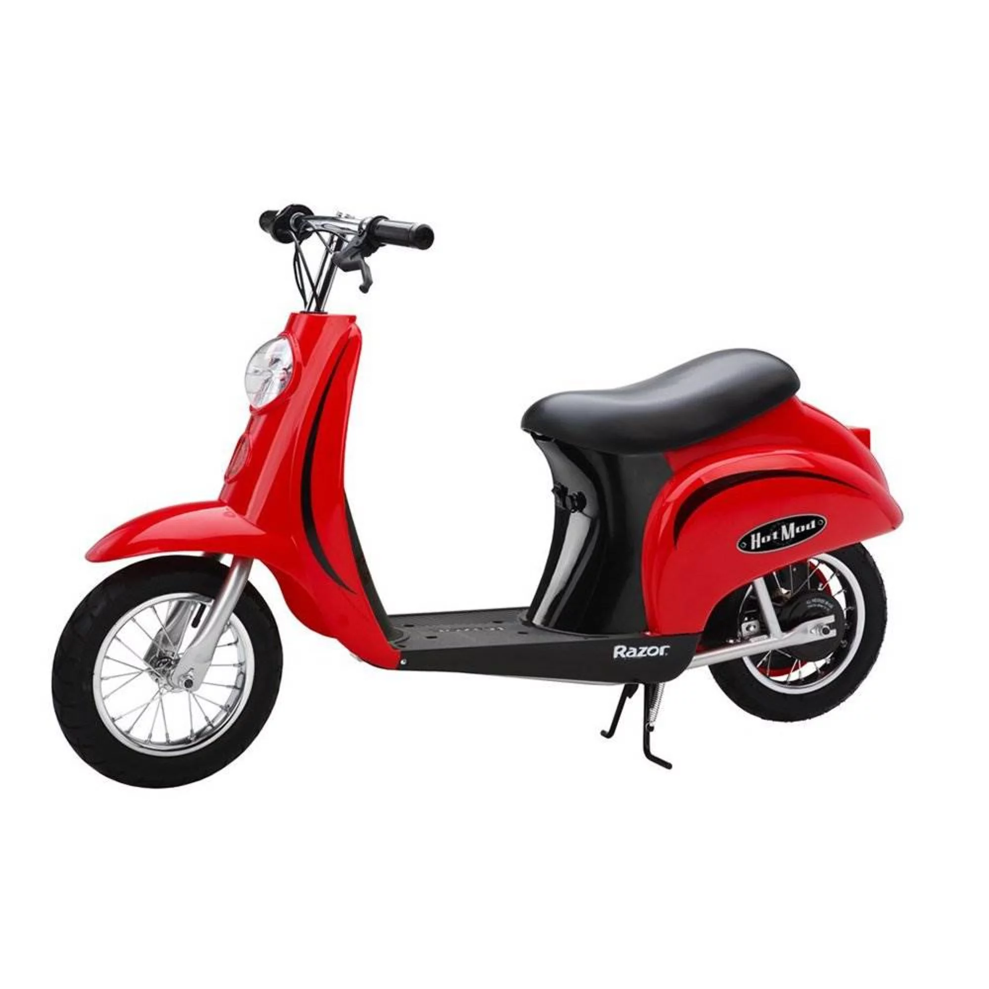 Razor Pocket Mod Miniature Euro 24V Electric Retro Scooters, 1 Blue & 1 Red