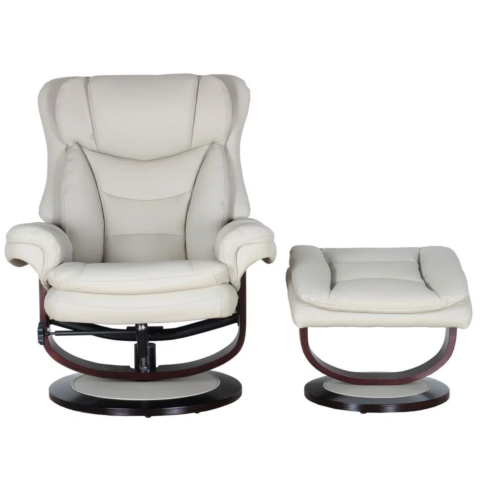 Barcalounger Roscoe Swivel Pedestal Recliner w/Ottoman
