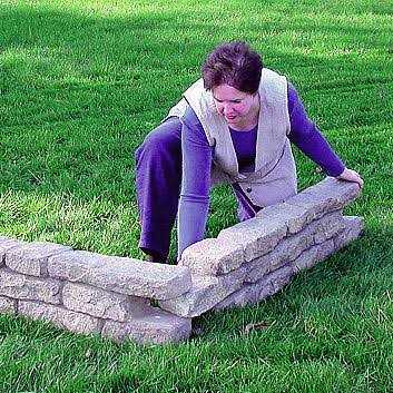 RTS Home Accents Rock Lock Raised Garden Bed Curved Rock - Shop Hardware Tools Online Store