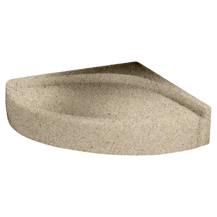 Swanstone Cs1616 Solid Surface Corner Shower SEAT, Prairie