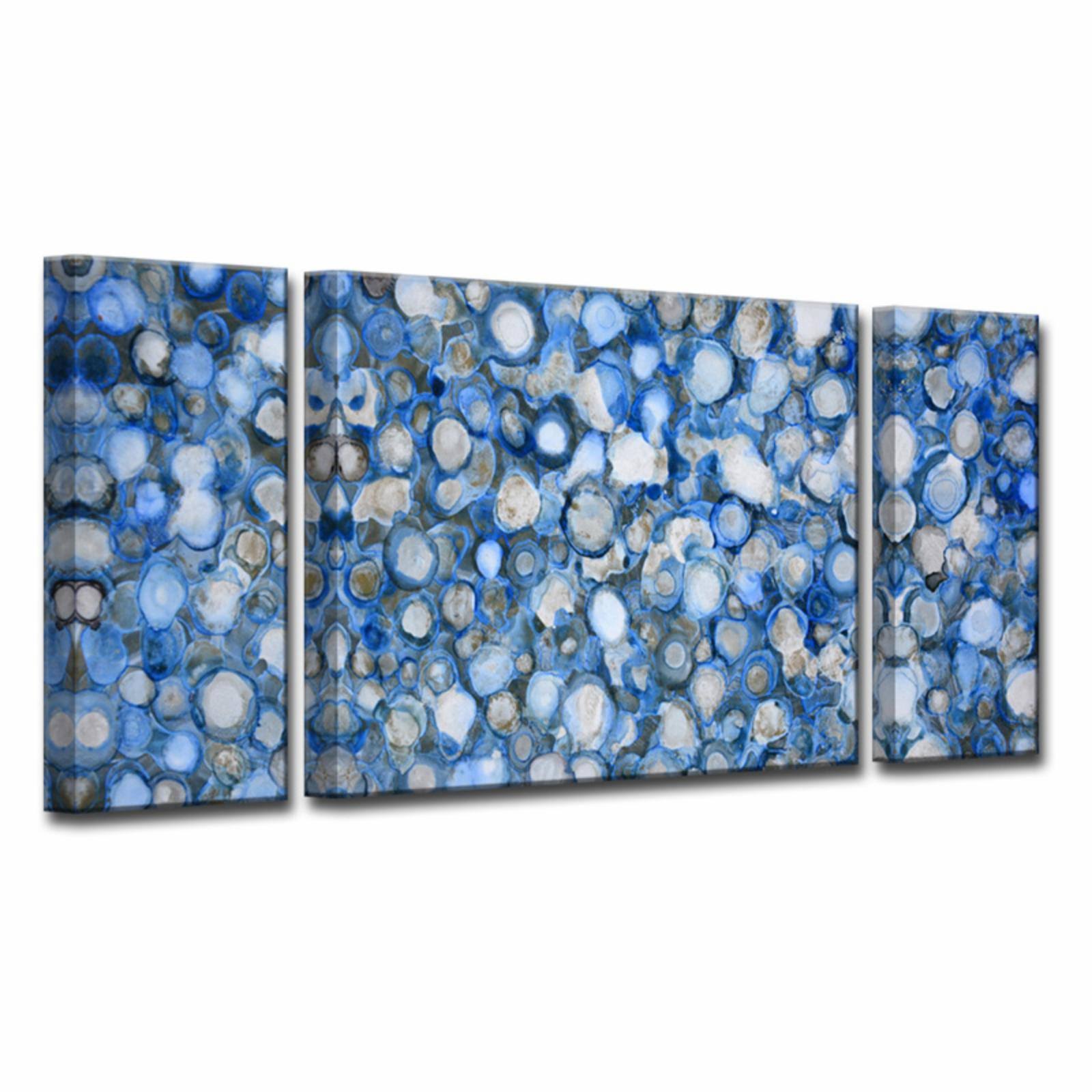 Arctic River Stones by Norman Wyatt Jr. Canvas Art - Set of 3