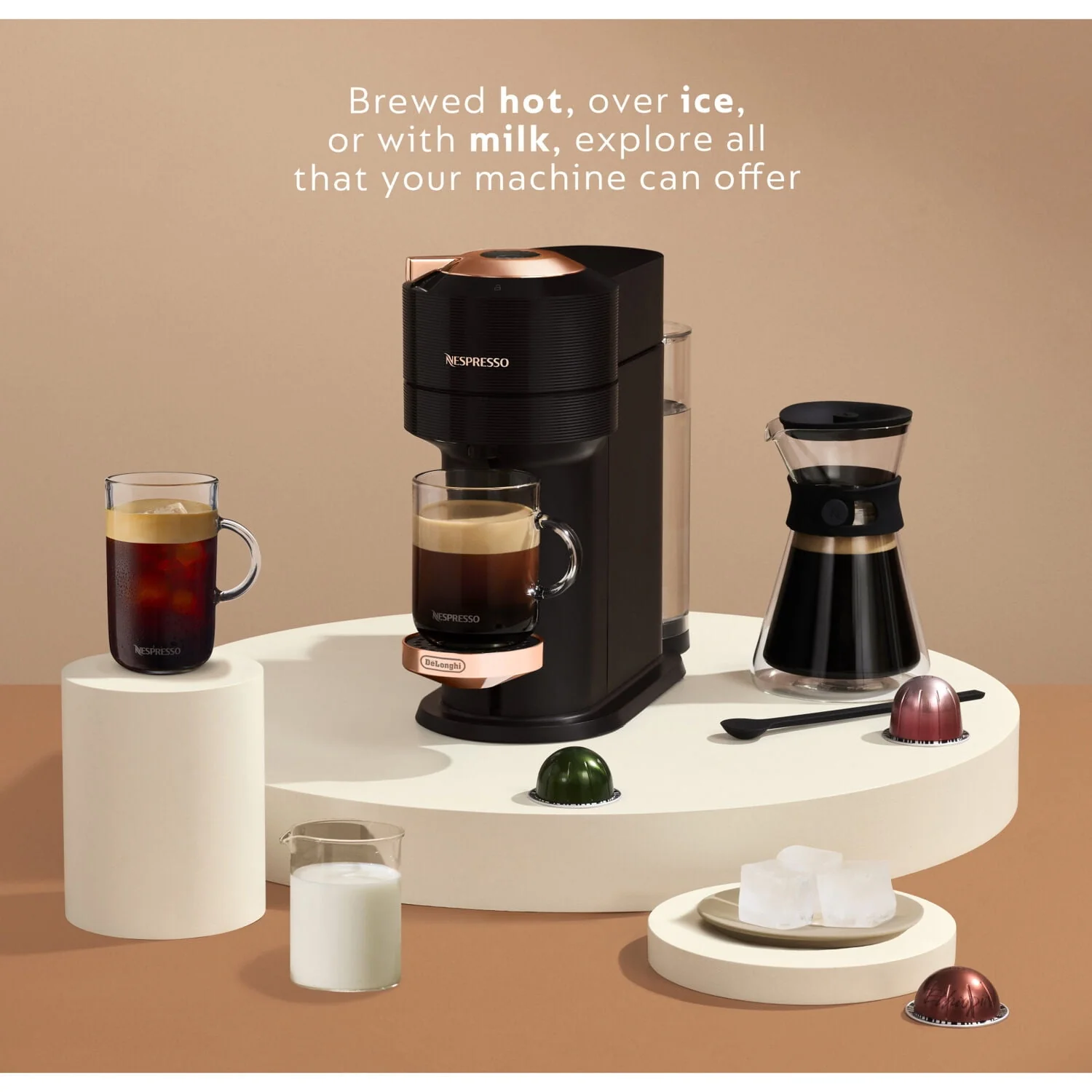 Nespresso Vertuo Next Coffee and Espresso Maker by DeLonghi, Dark Gray