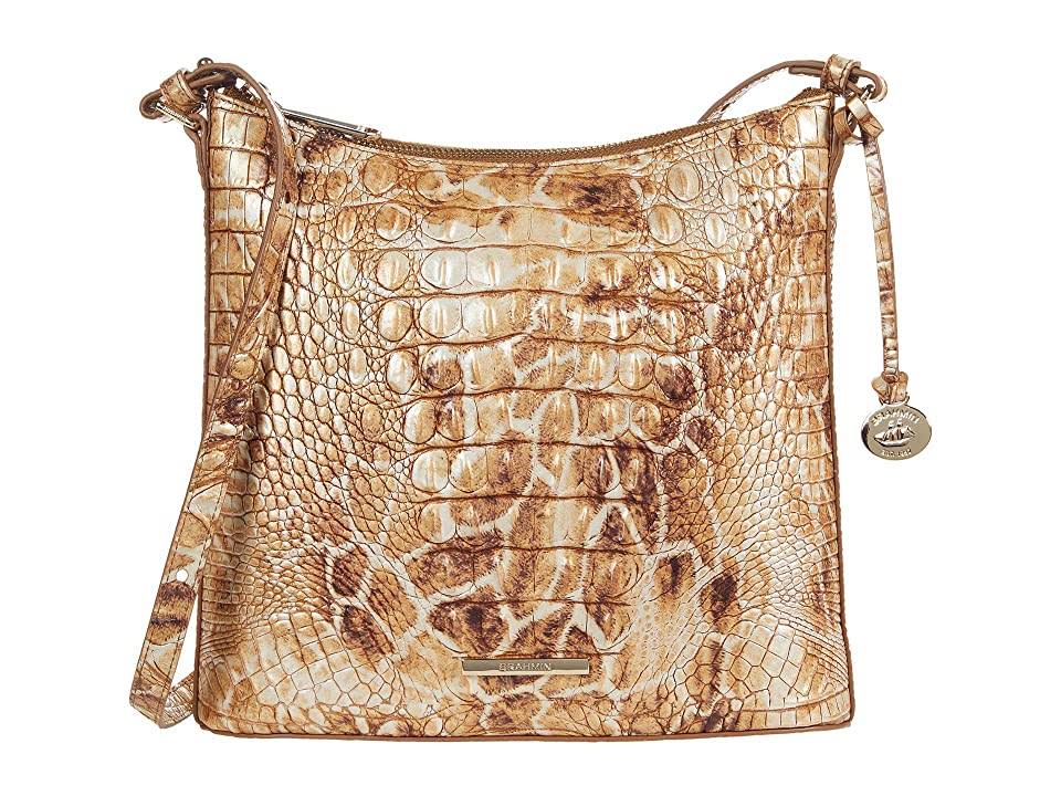 Brahmin Katie Leather Crossbody - Camel Safari Melbourne