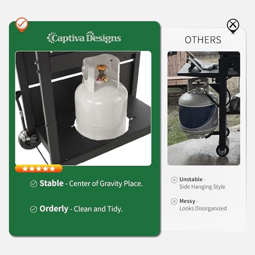 Captiva Designs Propane Gas BBQ Griddle Grill