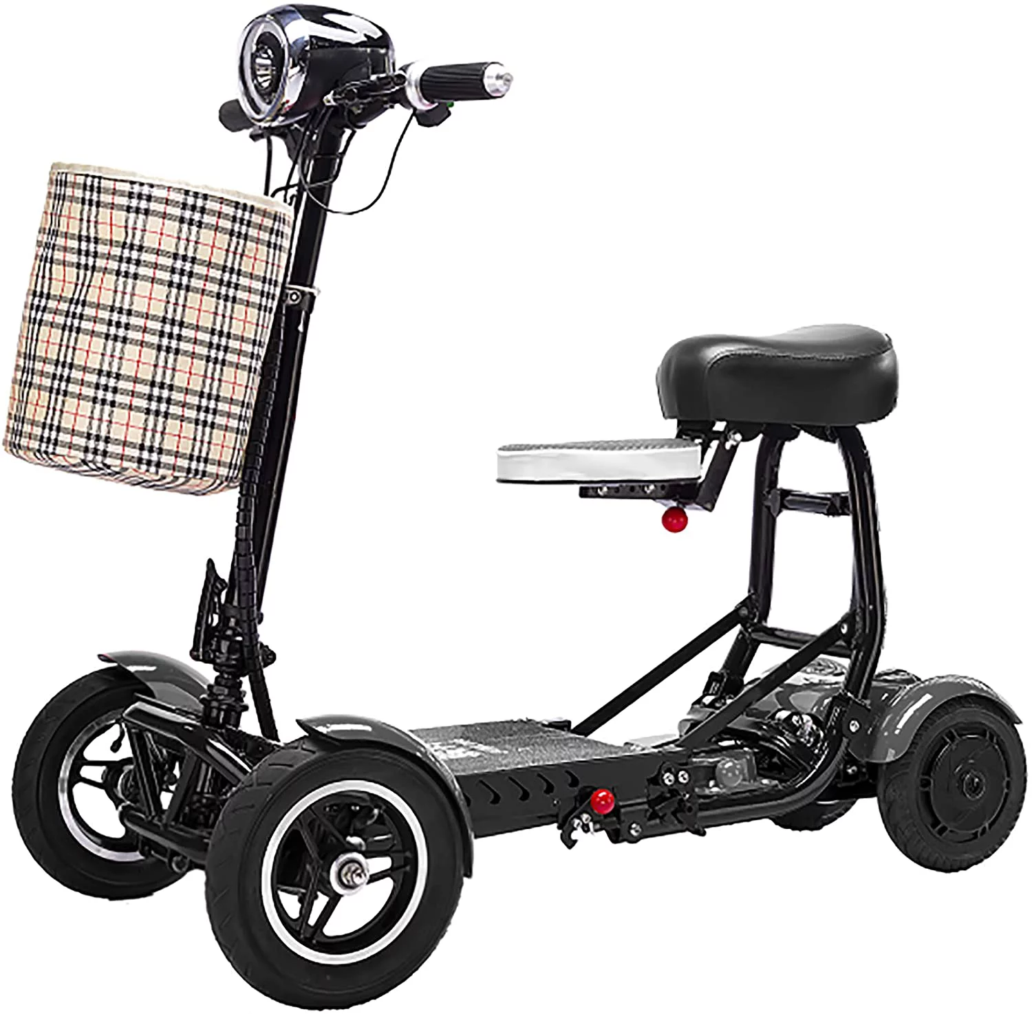 Thrive Medical 4 Wheels Mobility Scooter Electric Scooter Medical Mobility Scooter - Silver - Curated Treasures Market