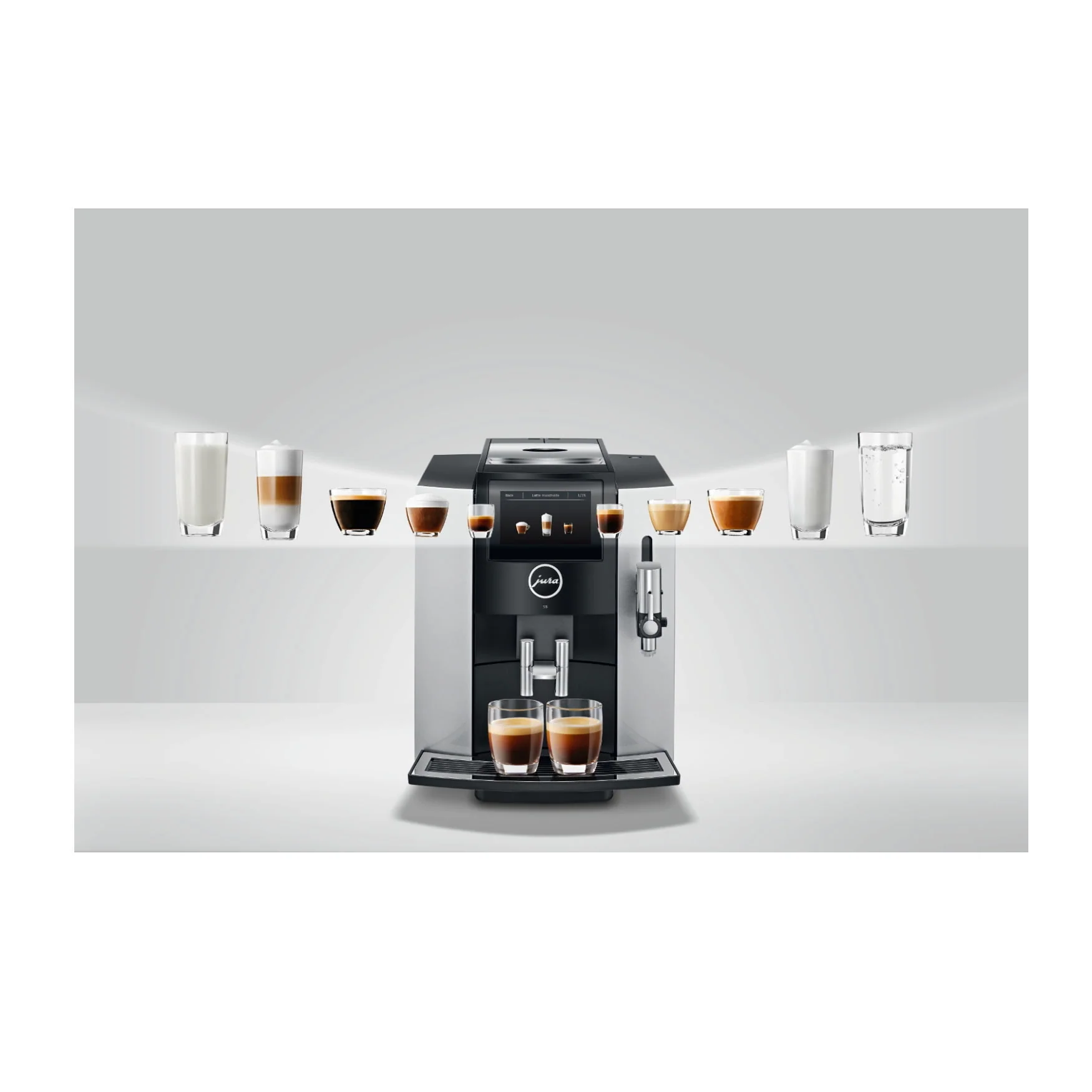 Jura S8 Multifunction Automatic Coffee & Espresso Machine | Chrome