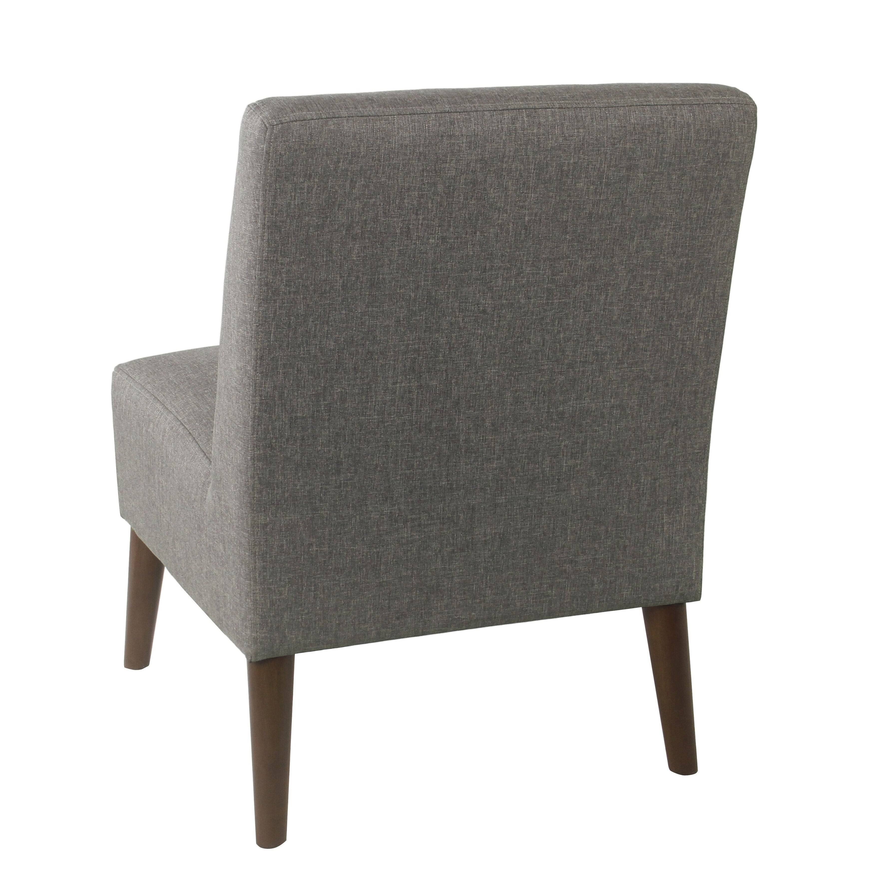 HomePop Modern Armless Dining Accent Chair - Navy Blue