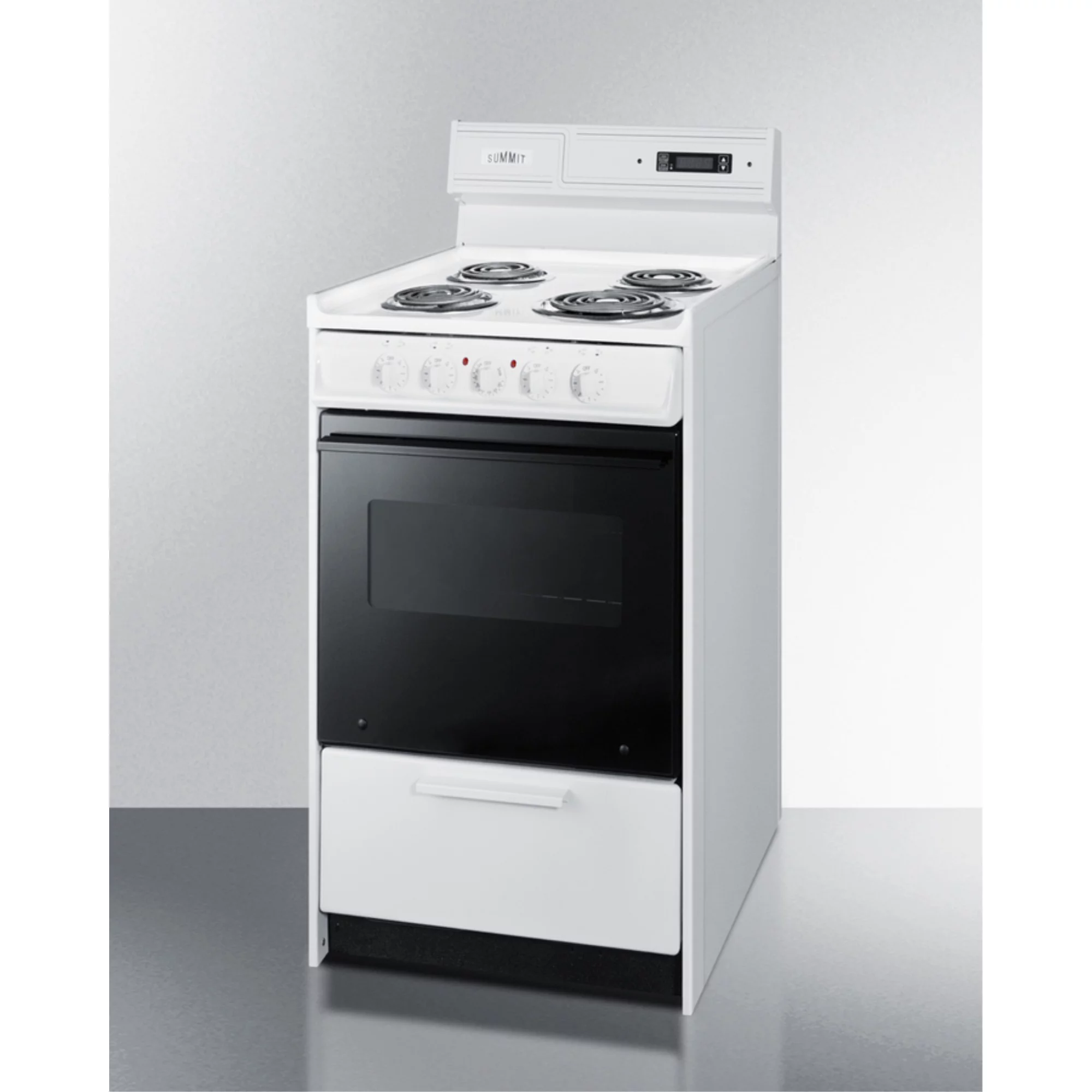 SUMMIT WEM130DK  20" FREESTANDING COIL ELECTRIC RANGE