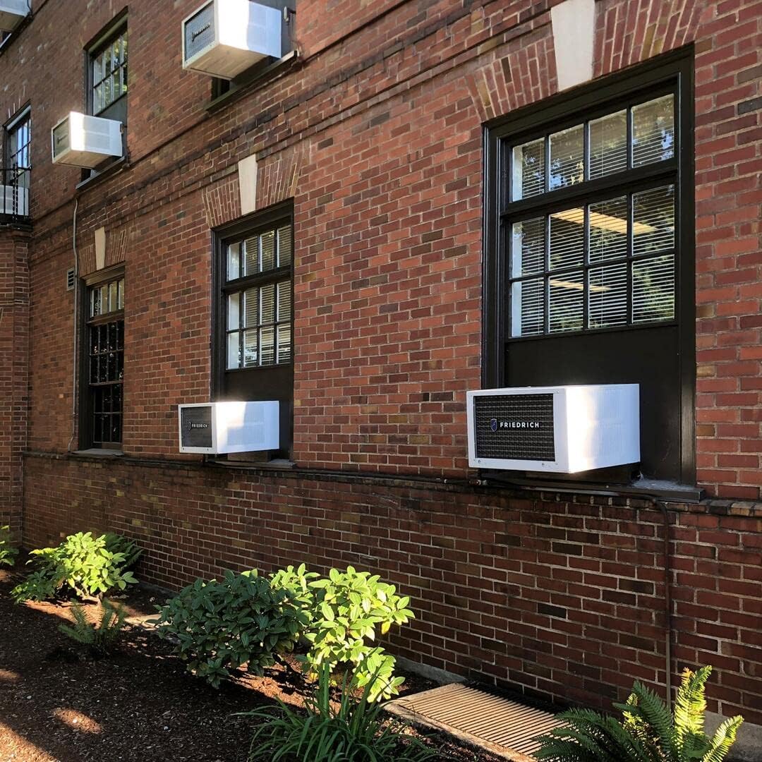Friedrich KCS16A30A Kuhl Series Smart Window or Wall Air Conditioner with 15700 Cooling BTU, 700 sq. ft. Cooling Area, 4 Cooling Speed, Remote Control, Wi-Fi Enabled in White