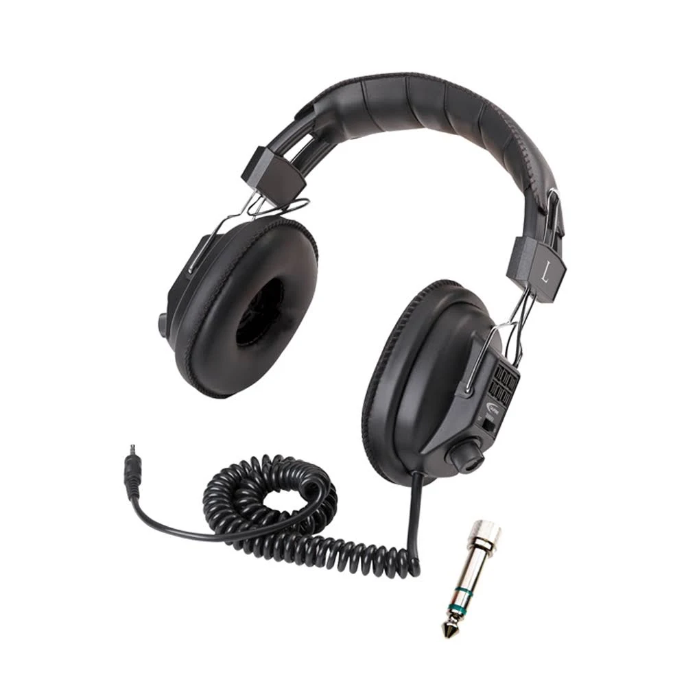 Califone 3068AV Switchable Stereo Mono Headphones 10-Pack