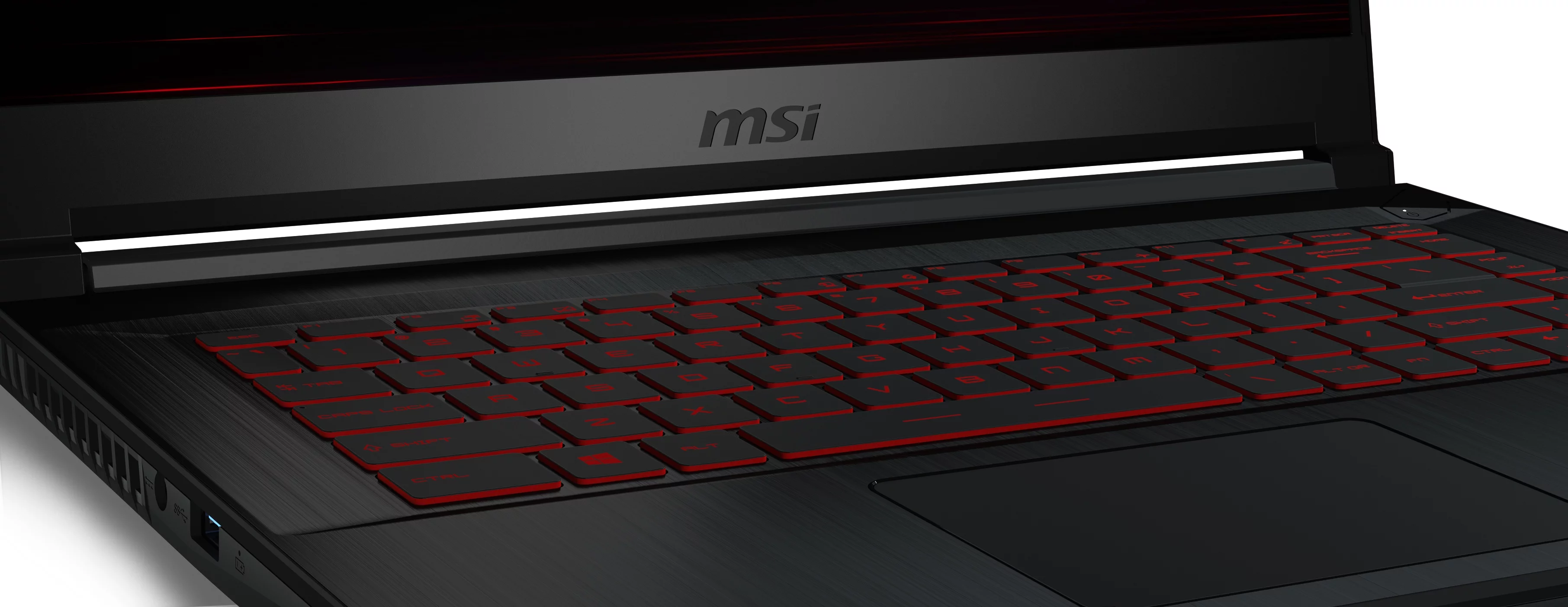 MSI GF63 Thin 15.6" Gaming Laptop, Intel Core i5-11400H, NVIDIA GeForce GTX 1650, 8GB Memory, 256GB NVMe SSD, Windows 11, 11SC-693
