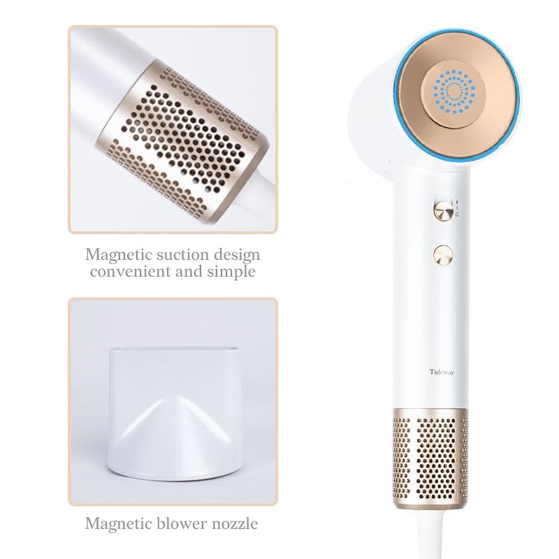 Tideway™ High Speed Hair Dryer, Brushless Motor high -Speed Low Noise Temperature Control ion Hair Dryer, Tideway High Speed Hair Dryer Pro.