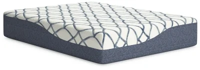 Signature Design by Ashley 14 Inch Chime Elite 2.0 Queen Mattress White/Blue