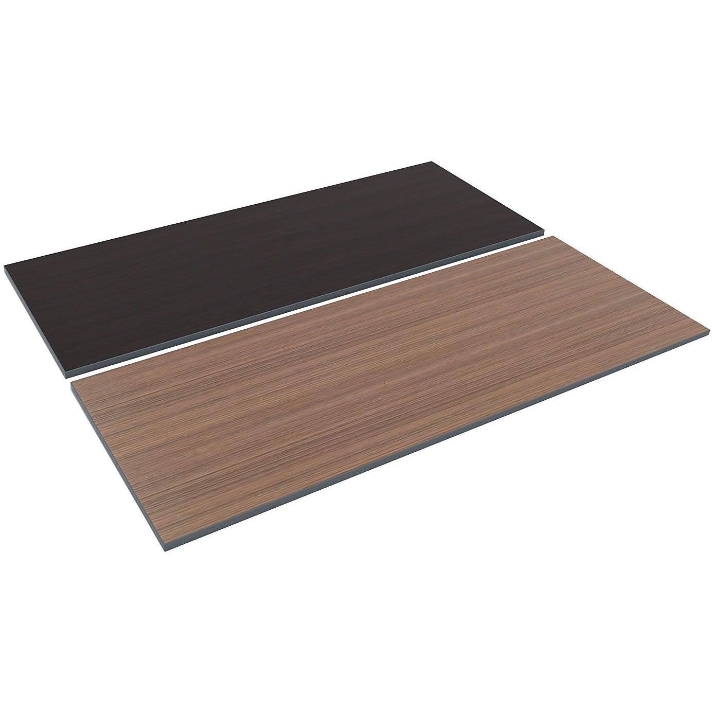 Alera Reversible Laminate Table Top, Rectangular, 71 1/2W x 29 1/2d, Espresso/Walnut