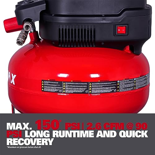 ECOMAX 6 Gallon Pancake Air Compressor
