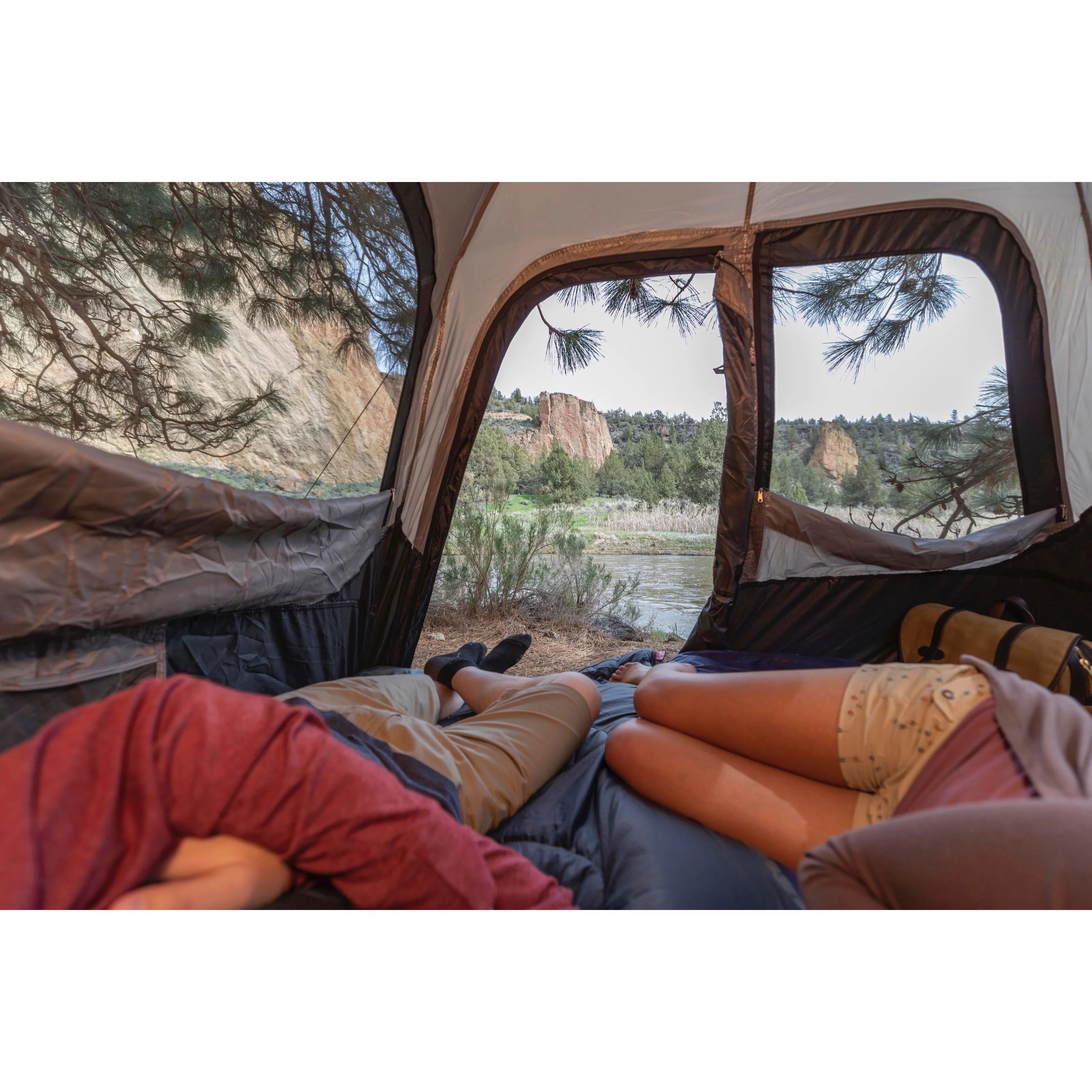 Coleman 6-Person Cabin Camping Tent with Instant Setup, 1 Room, Gray