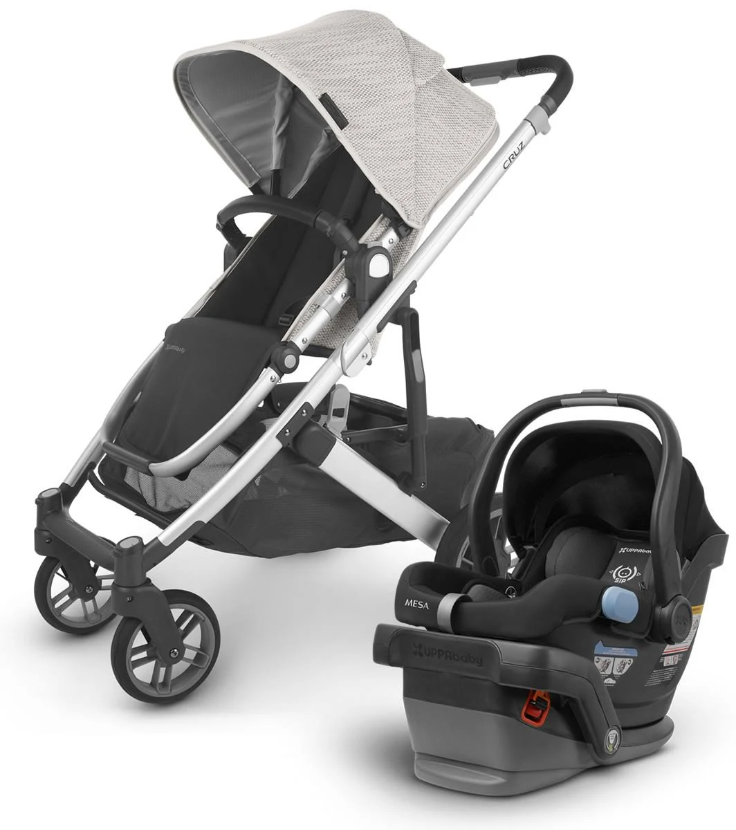 UPPAbaby Sierra Cruz V2 Stroller with Jake Mesa Car Seat
