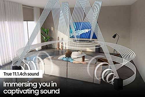 SAMSUNG HW-Q600A 3.1.2ch Soundbar with Dolby Atmos/DTS:X (2021), Carbon Mid Silver
