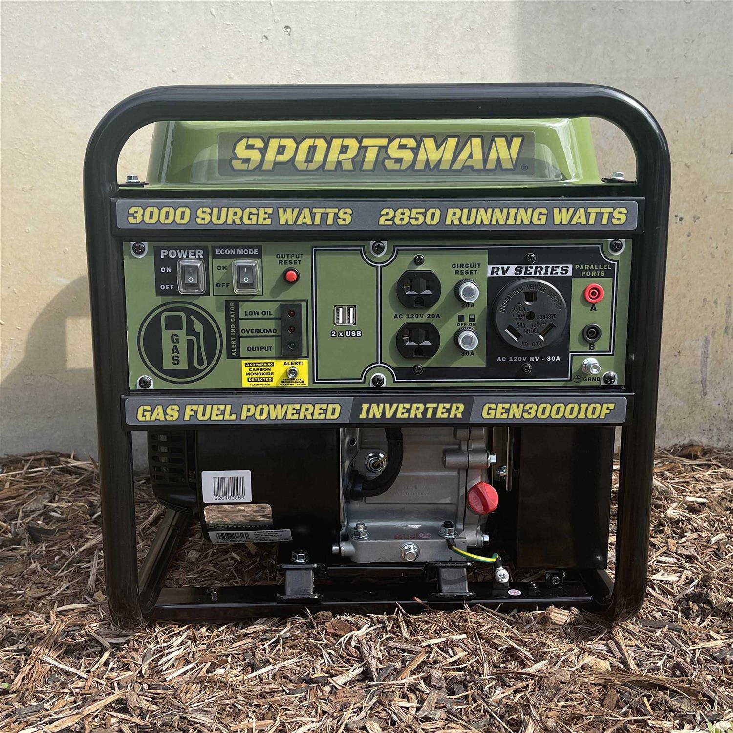 Sportsman 3000 Surge watt Open Frame Portable Gasoline Inverter Generator GEN3000IOF - Shop Hardware Tools Online Store