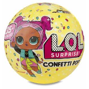 L.O.L. Surprise! L.O.L Surprise Pop Series Confetti Doll Ball LOL One Ball Only Display Box Case