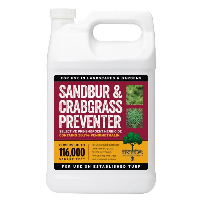 Ike&s Sandbur and Crabgrass Preventer - Gallon