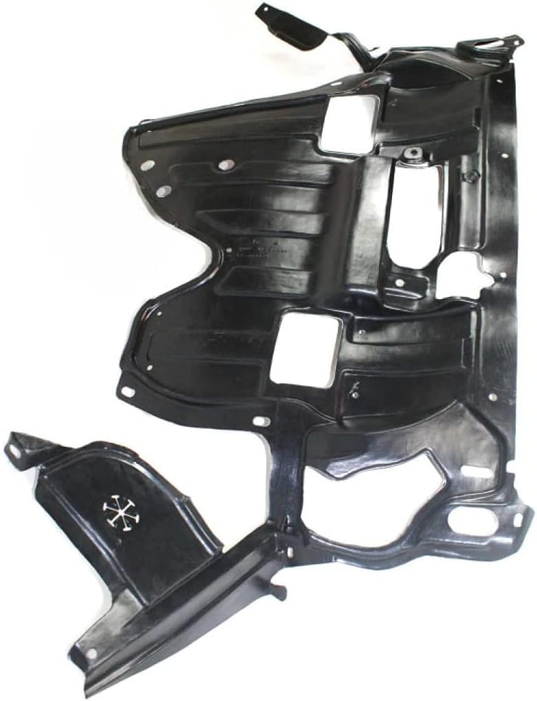 For Honda Accord Front Engine Splash Shield 2008 09 10 11 2012 | Under Cover | 4 Cylinder | Coupe/Sedan HO1228122 | 74111TA0A00 Pack of 2
