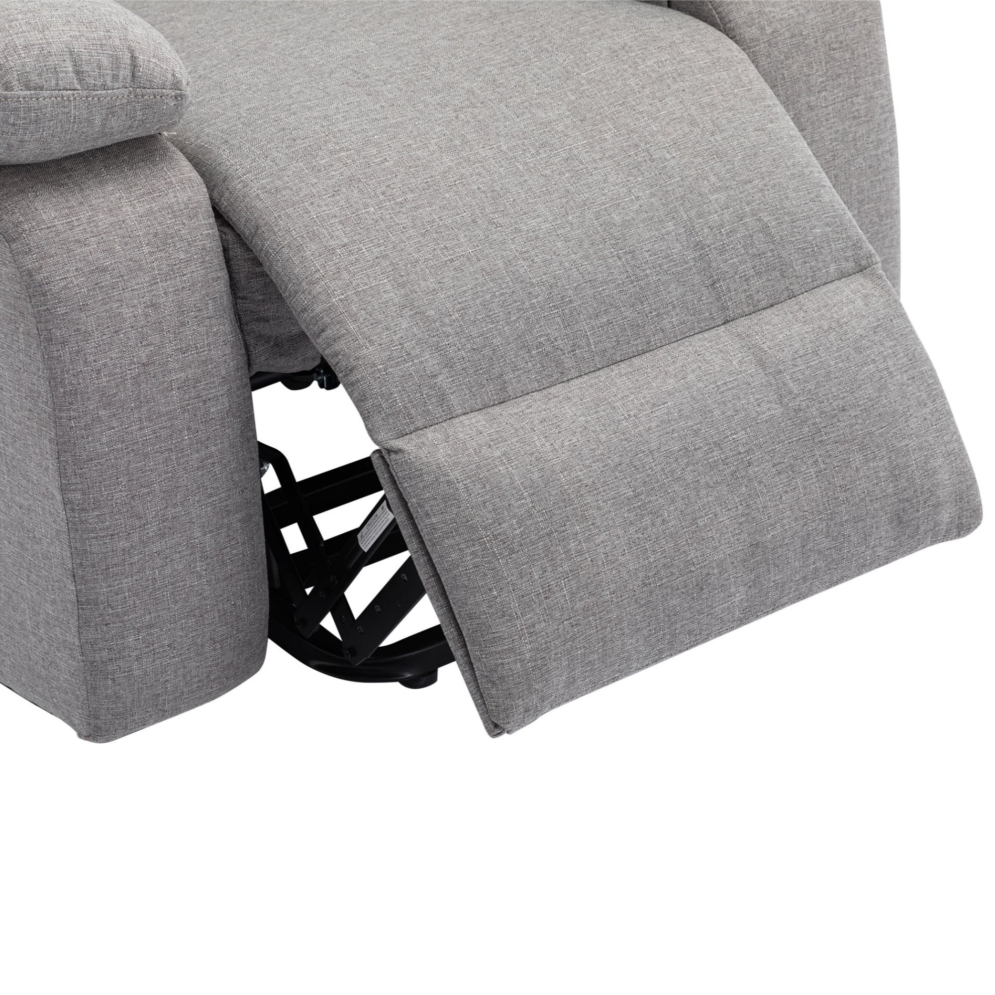 Power Lift Chair Recliner Sofa with Massage and Heat for Elderly Modern for Living Room Bedroom 3 Positions with Side Pockets Remote Control