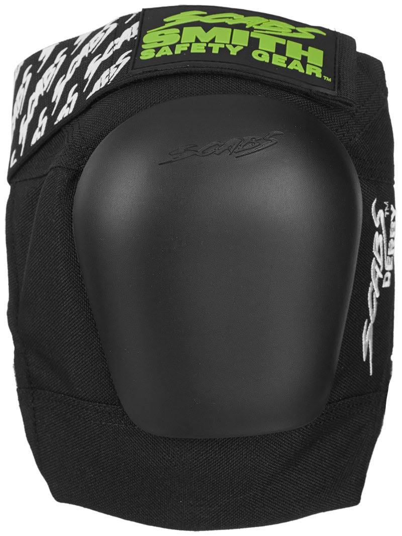 Smith Safety Gear Scabs Derby Knee Pad, Black/Black, Small