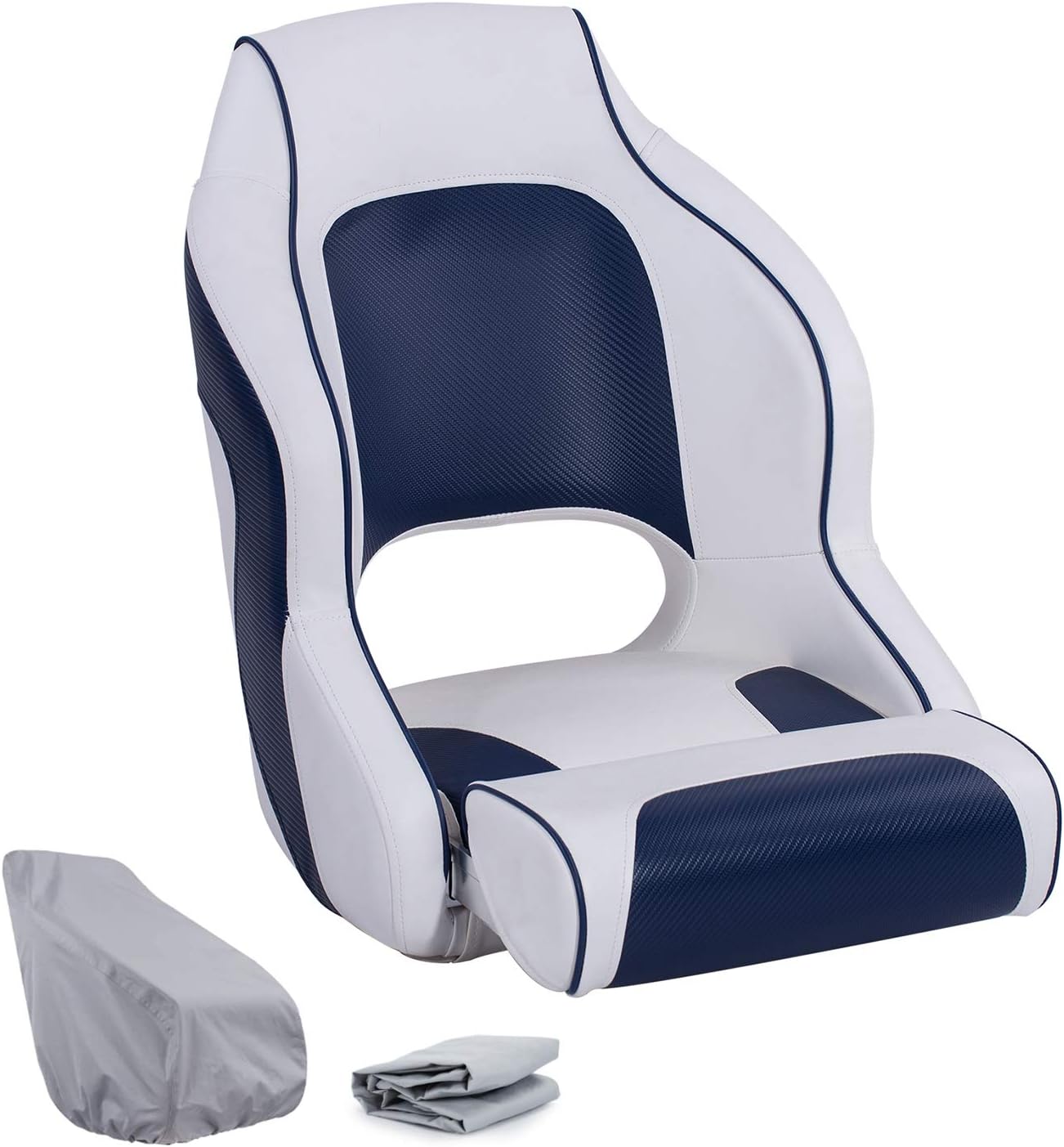 NORTHCAPTAIN Premium Sport Flip Up Boat Seat Captain Bucket Seat