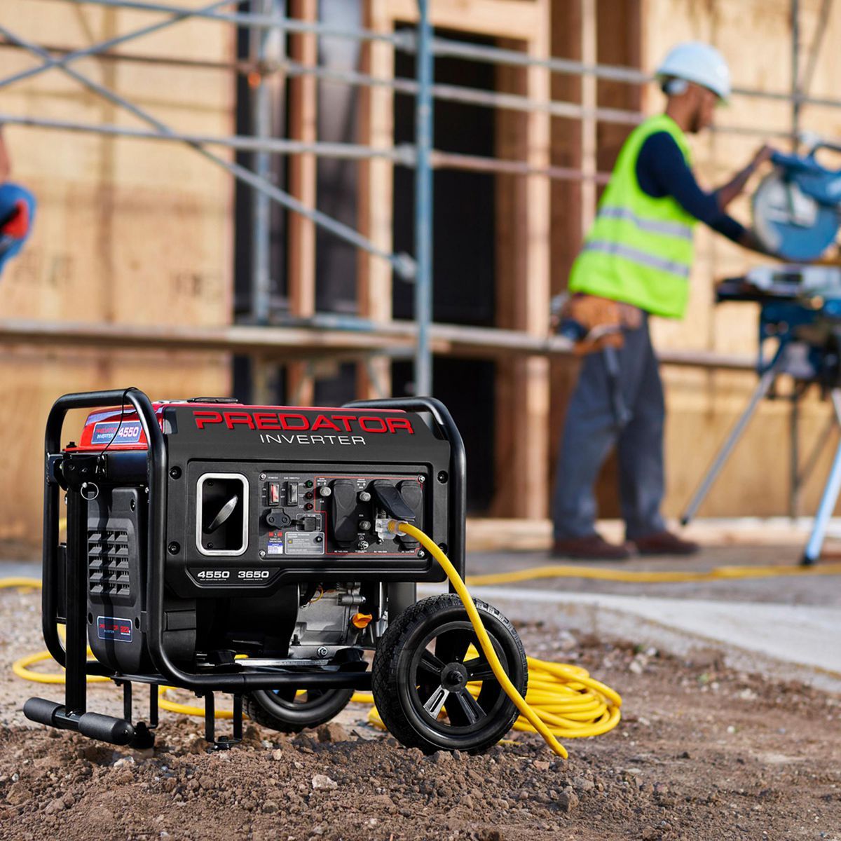 PREDATOR 4550 Watt Open-Frame Inverter Generator with CO SECURE Technology, EPA